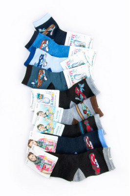 Шкарпетки дитячі для хлопчика з малюнком (демісезонний)